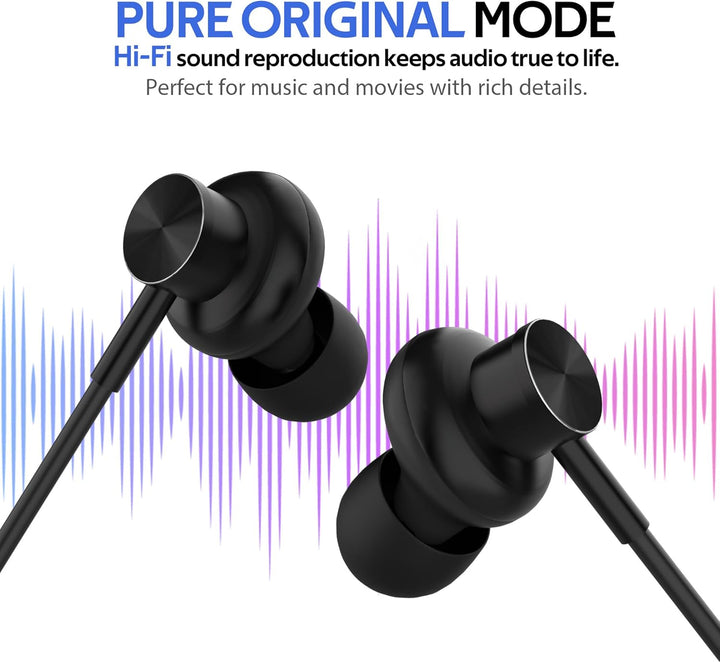 Bhvrtls Auriculares intrauditivos USB-C con cable, auriculares con...