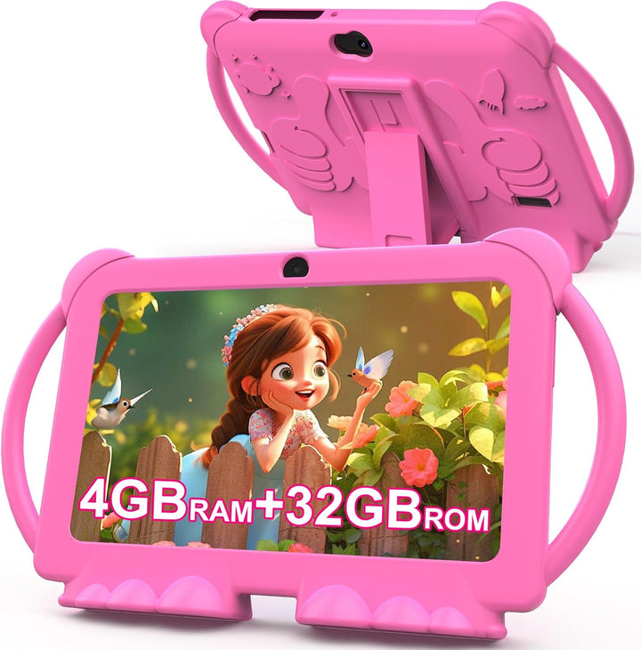 RUIQIAI Tablet 2025 para niños, tablet Android 12 para niños de 7 p...