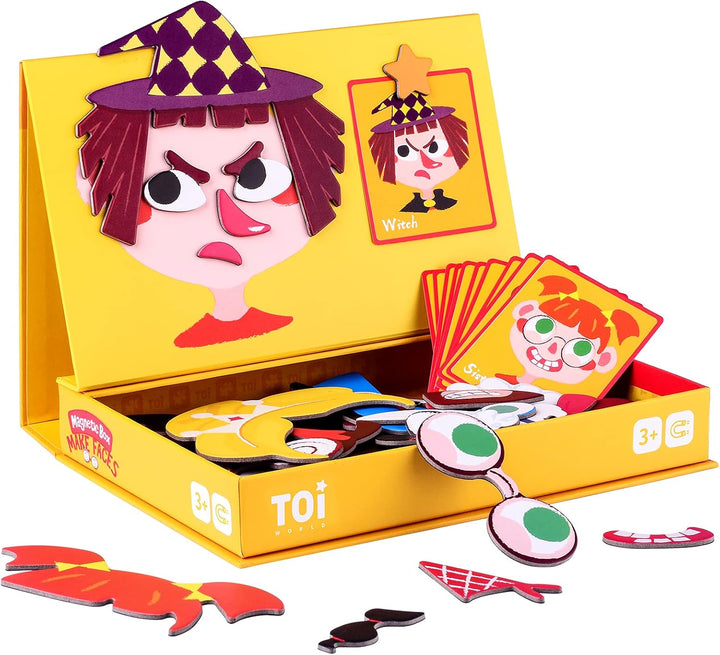 Toi Juguetes magnéticos para niños, cajas de rompecabezas magnética...