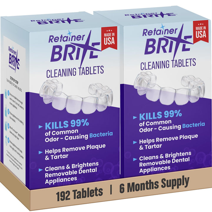 Retainer Brite \u2013 Pastillas limpiadoras para alineadores de Inv...