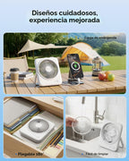 Otlonpe Ventilador de escritorio portátil personal, pequeño ventila...