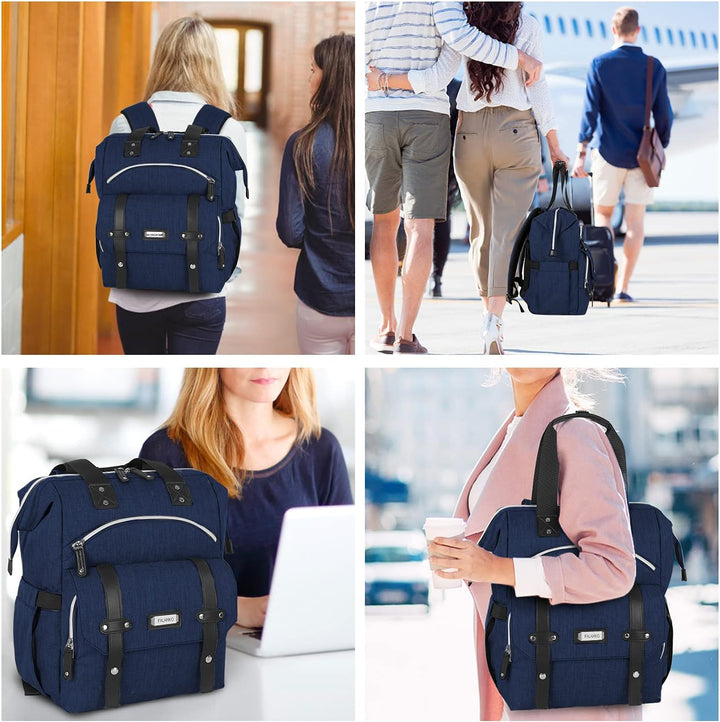 Mochila para computadora portátil de 15.6 pulgadas, elegante mochil...