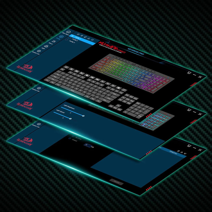 Redragon K515 PRO Shiva RGB - Teclado para videojuegos con membrana...