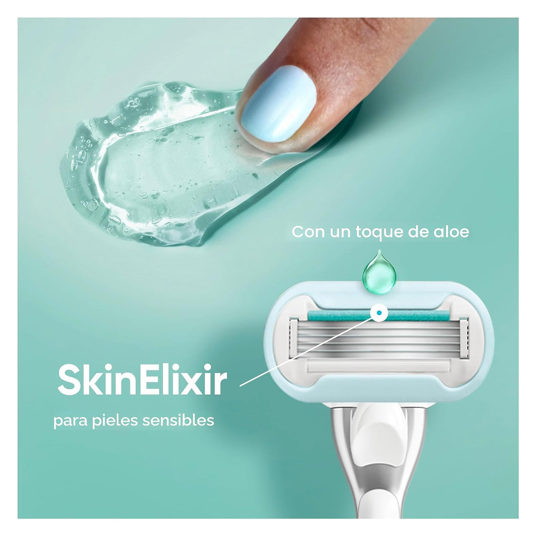 Gillette Venus Recambios de maquinilla de afeitar extra suaves para...