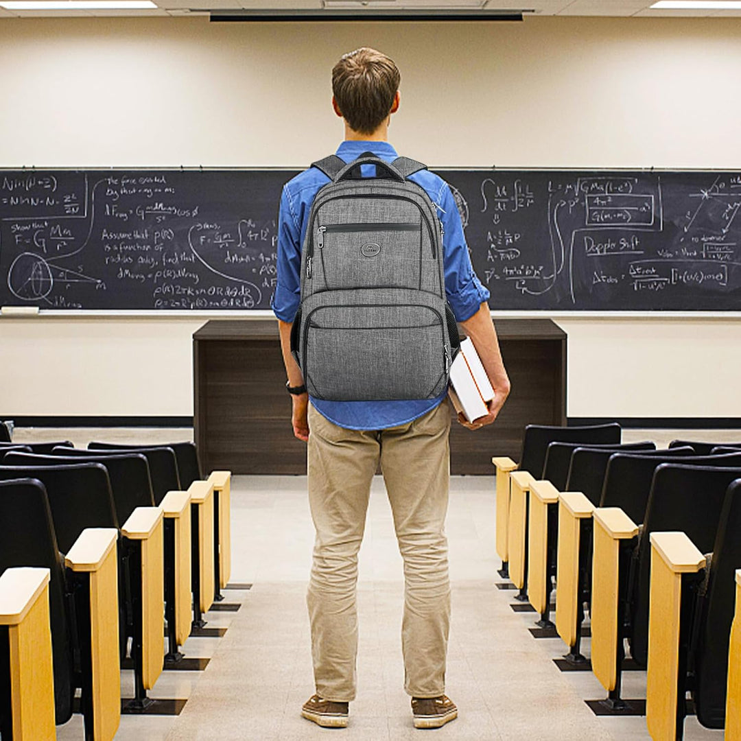 MATEIN Mochila de trabajo para hombres, mochila grande antirrobo co...