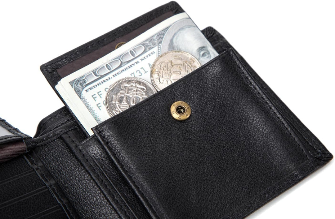 ITSCOSY Billetera para hombre con bloqueo RFID, suave, de piel auté...