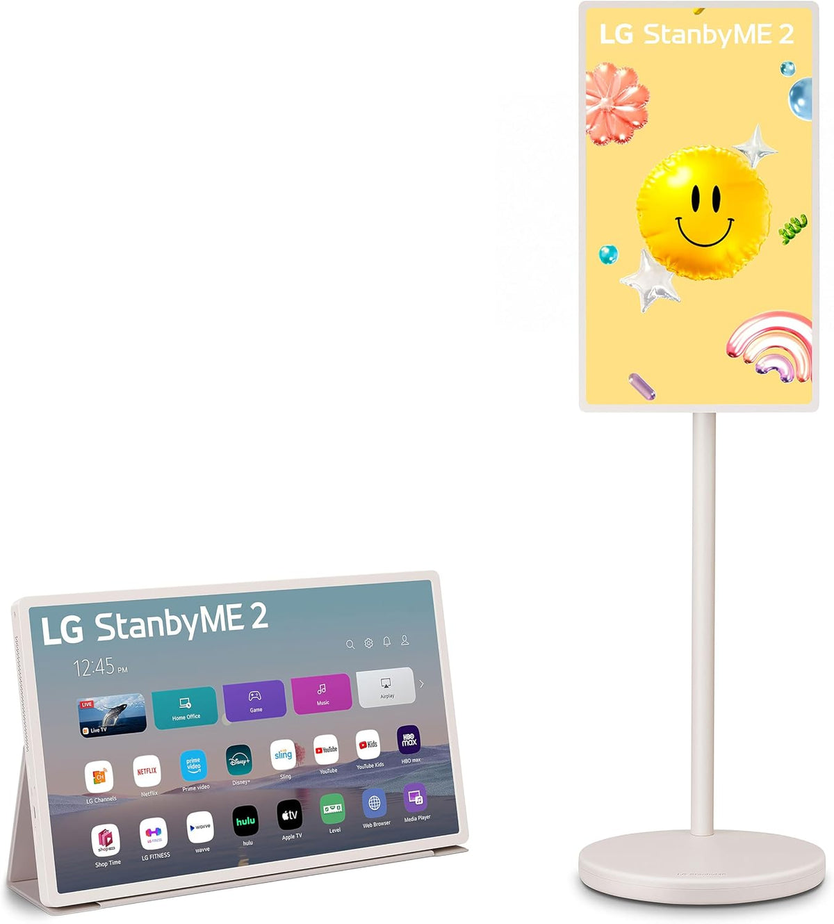 LG Televisor portátil con pantalla táctil StanbyME 2 de 27 pulgadas con
