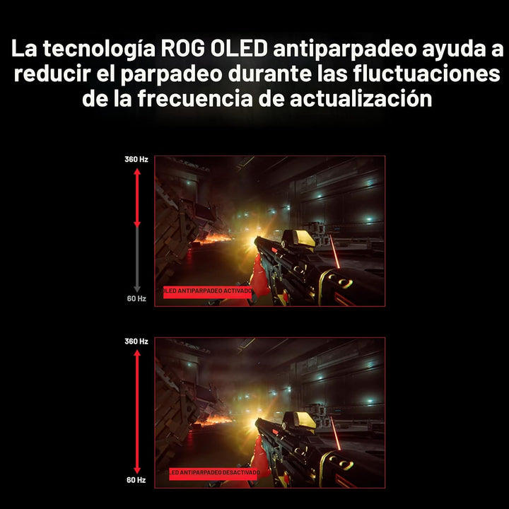 ASUS ROG Strix Monitor para juegos QD-OLED de 26.5" 1440P (XG27ACDN...