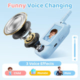 Walkie Talkies de video para niños paquete de 2 walkie