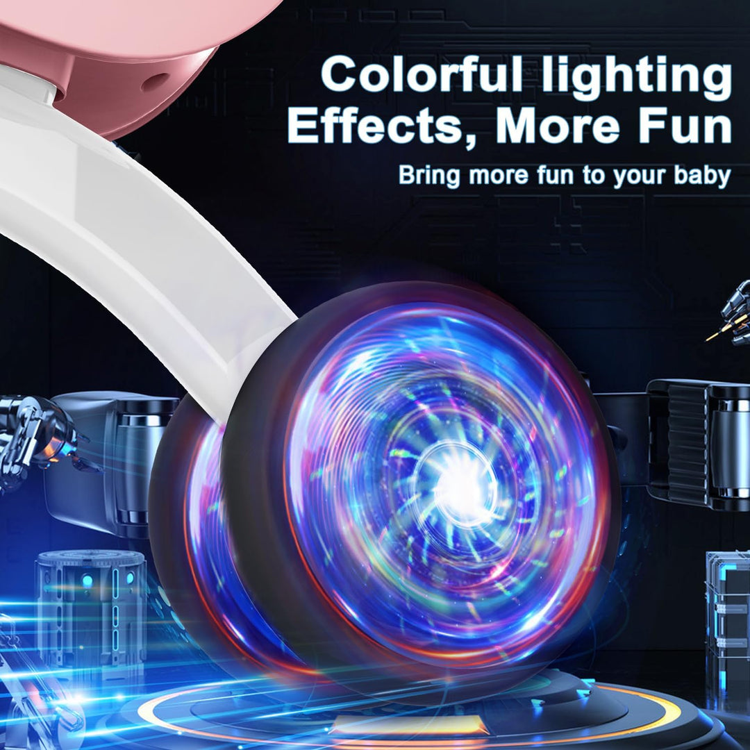Bicicleta de equilibrio para bebés con iluminación colorida de Gamf...