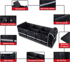 Organizador de Maletero Impermeable con Bolsa Térmica Aislada a Prueba de Fugas, Funda Plegable, Correas de Sujeción Ajustables (Negro)