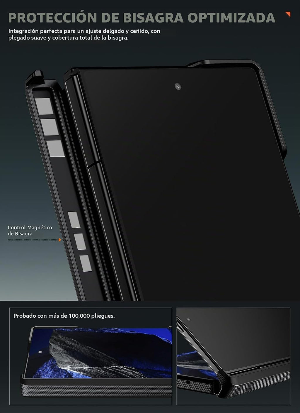 SUPCASE Funda para Galaxy Z Fold 8 Ultra/Z Fold 7, soporte magnético de 360