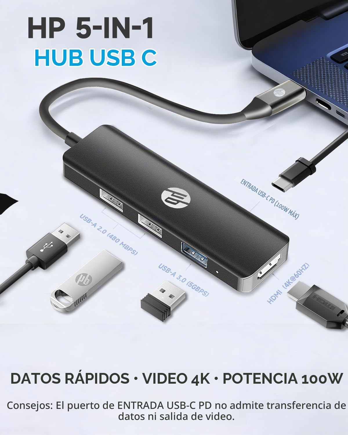 HP, hub USB