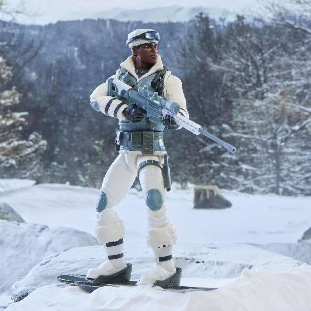 G.I. Joe Classified Series #207, Clifton Iceberg Nash, juego de figuras de acción coleccionables de 6 pulgadas con 6 accesorios