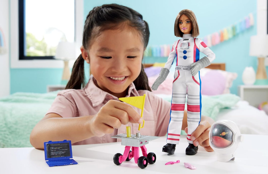 Muñeca Barbie del 65º Aniversario y 10 Accesorios, Set de Astronaut...