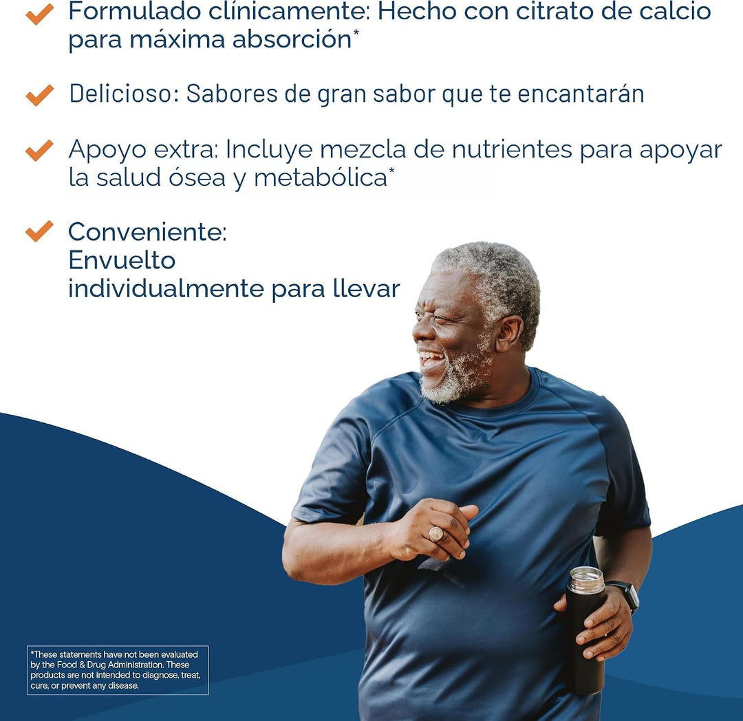 Bariatric Fusion Citrato de calcio con sabor a caramelo, 500 mg y v...