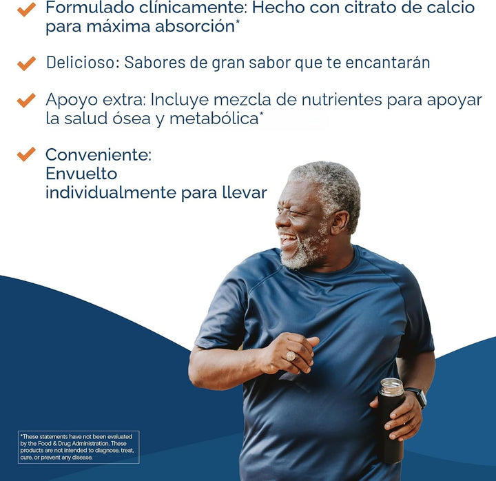 Bariatric Fusion Citrato de calcio con sabor a caramelo, 500 mg y v...