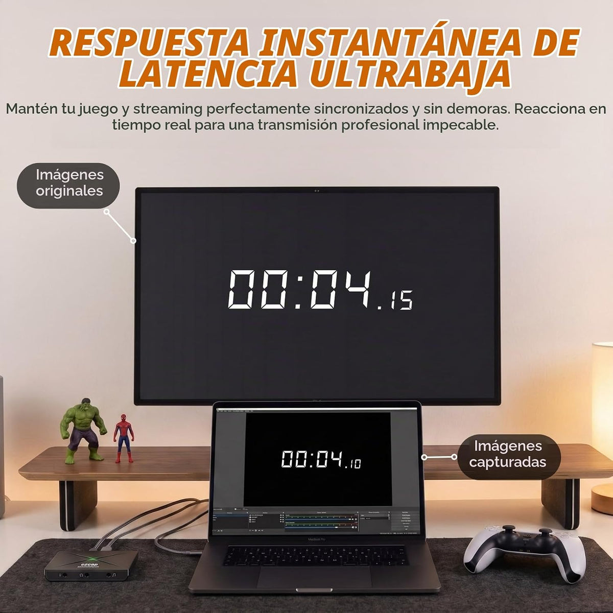 Tarjeta de captura HDMI 333P 4K, USB 3.0, grabación 4K60 y paso a