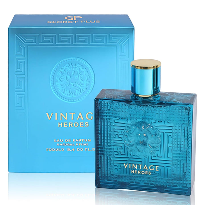 A CENTER Vintage Hero - Perfume de colonia para hombre, espray natu...