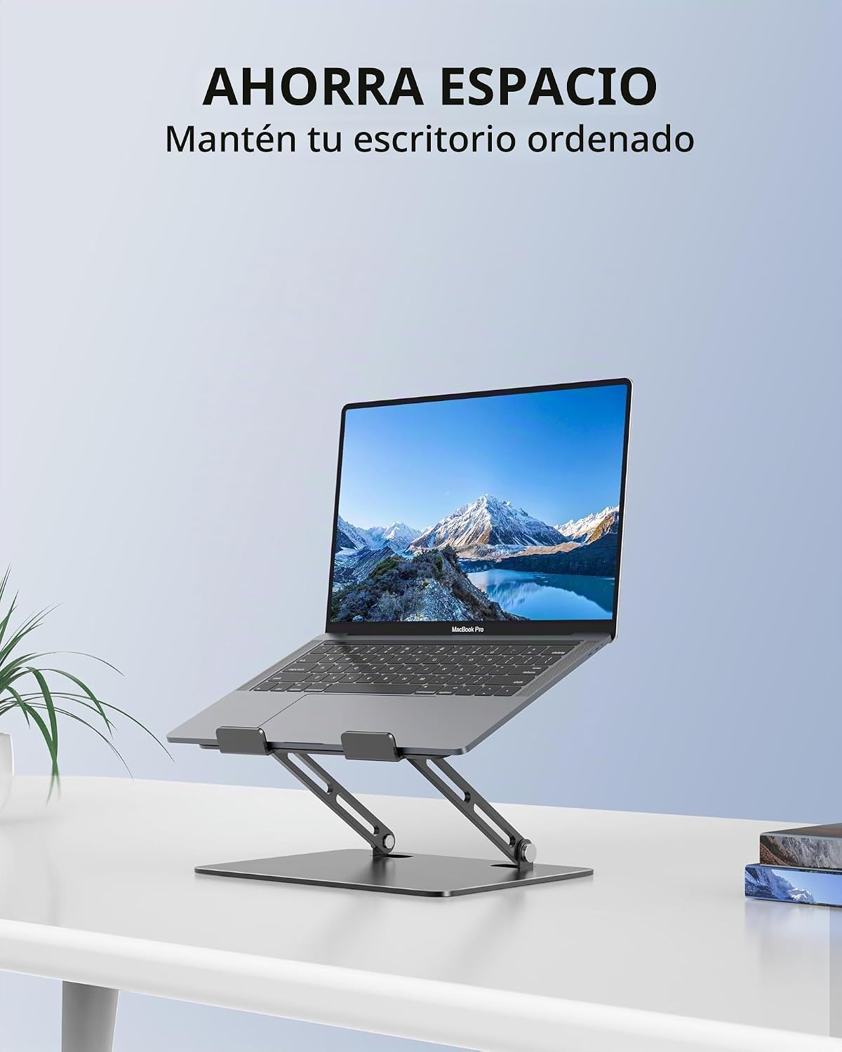 JCZT - Soporte de aluminio para laptop, soporte para escritorio, so...