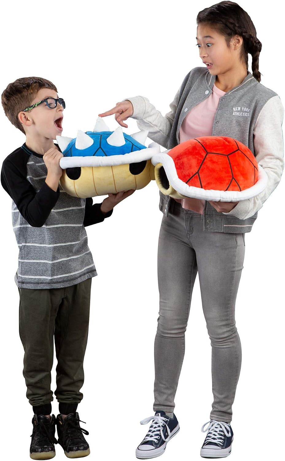 Club Mocchi Mocchi Mario Kart - Sombrero de Mario de peluche | Muy suave | ideal para niños y coleccionistas, concha roja