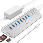 intpw, YH9AC, hub USB 3.2 de 13 puertos, alimentado