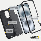 OtterBox Funda Defender Series para iPhone 16 Pro Max - Negro