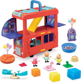Peppa Pig Juego de autobús de fiesta 2 en 1 con 3 figuras
