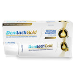 Denttach Gold Adhesivo para Dentaduras, Crema Adhesiva Premium a Ba...