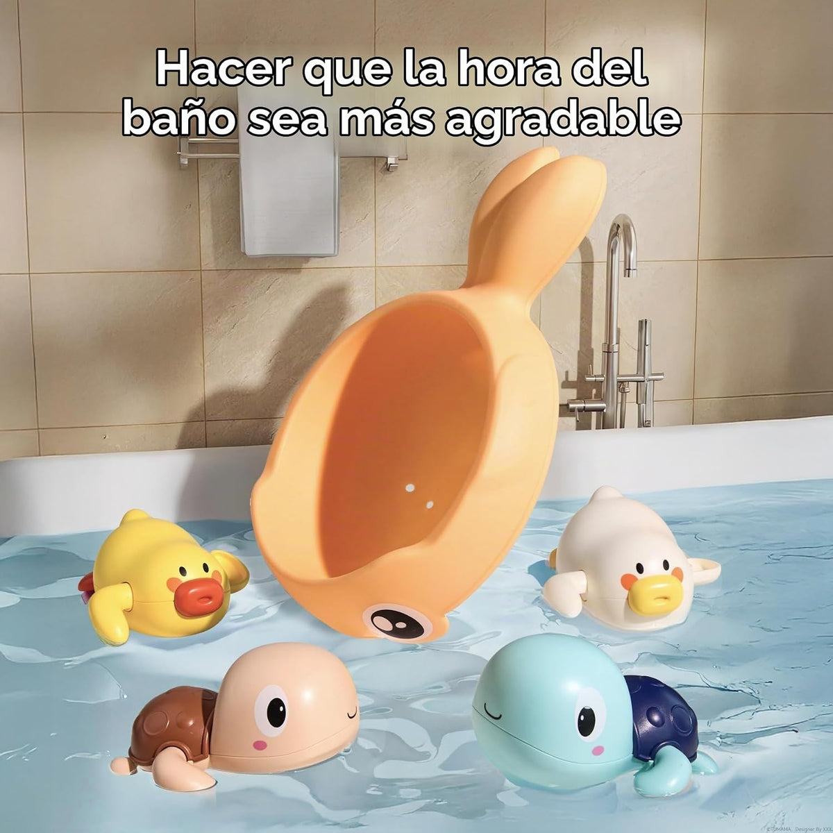 Juguetes de baño TUMAMA - Jardín y ducha de elefante
