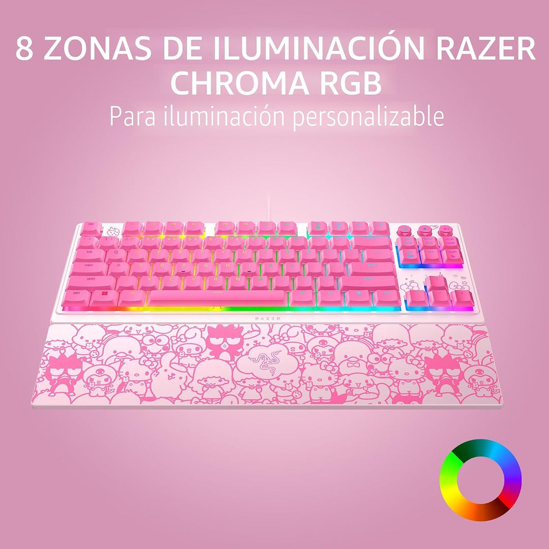 Teclado para juegos Razer Ornata V3 TKL: teclas de perfil bajo - in...
