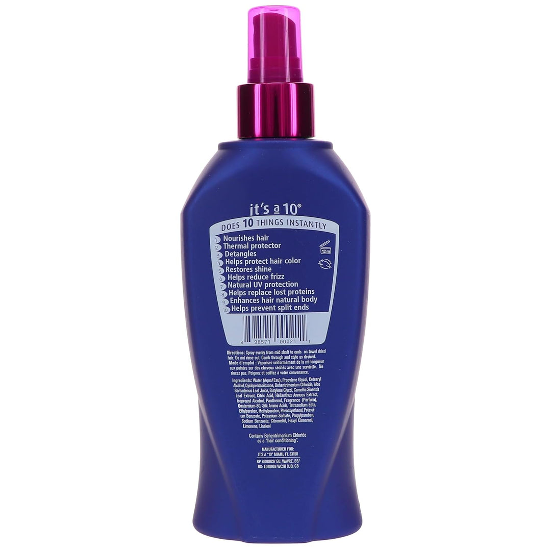 It's a 10 Haircare Miracle Leave-In producto, 10 onzas líquidas...