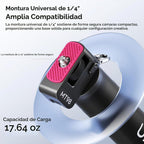 ULANZI MT98 2 en 1 Selfie Stick y trípode para cámara de acción, montaje de