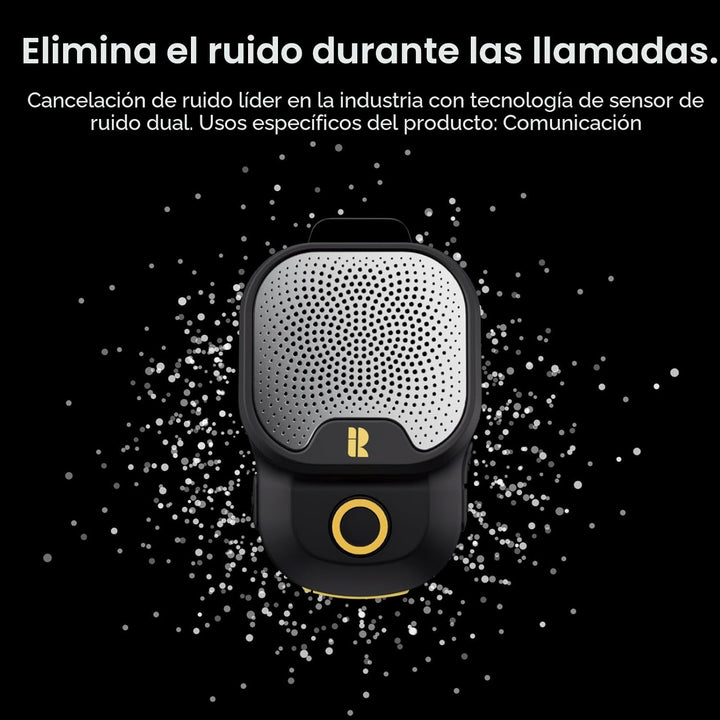 Rythflo Altavoz Bluetooth V5.3 Portátil Vestible, 30H Tiempo de Fun...