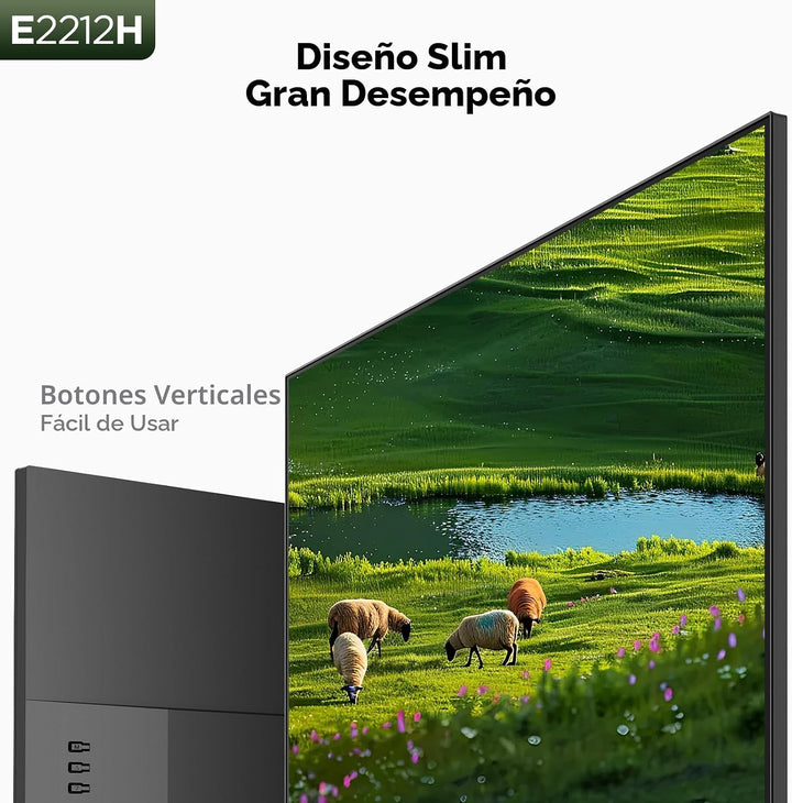 KOORUI Monitor de Computadora de 22 Pulgadas Full HD 1080P 100Hz Pa...