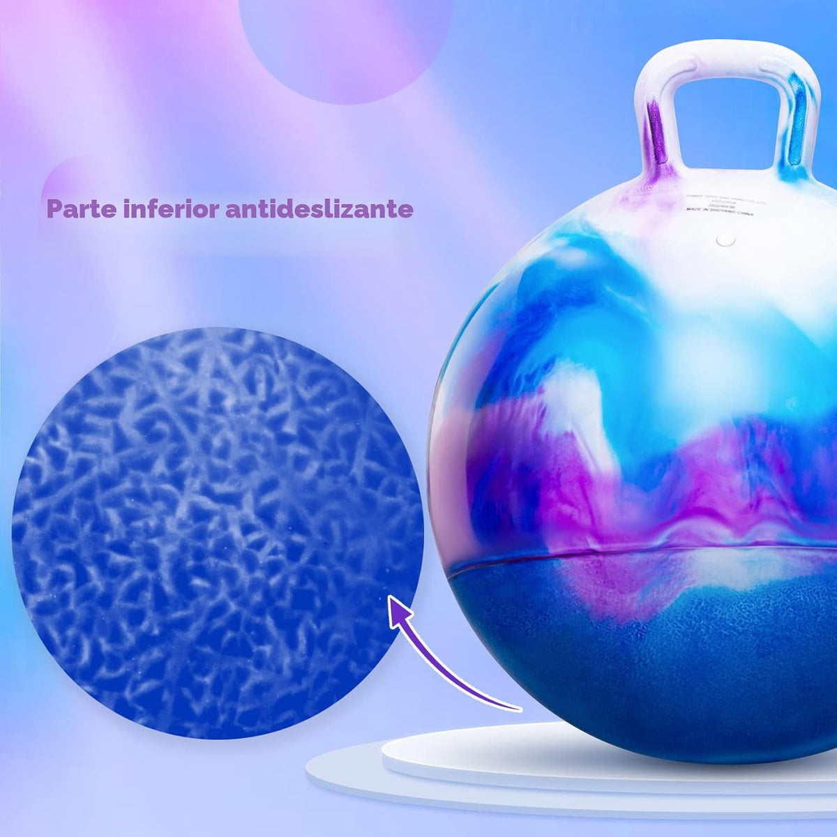 Bola de tolva para niños de 3 a 8 años, 18 pulgadas Clouds Bouncy