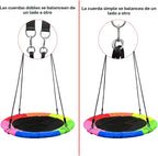 Columpio de árbol con platillo volador de 40 pulgadas para niños, 900D