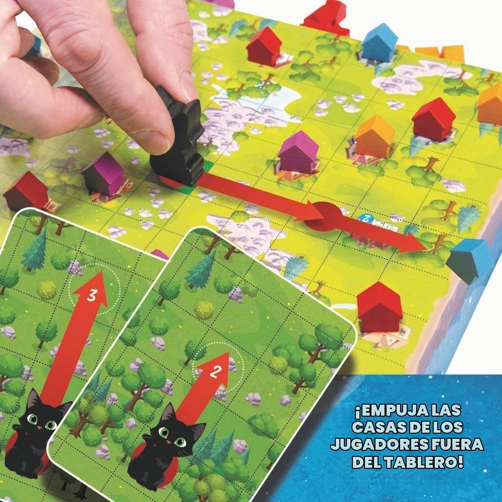 Cat Earth - Juego de mesa familiar de estrategia ligera - 2 a 4 jugadores a