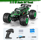 Coche de control remoto, coches recargables 1:18 Rc, camión RC todo