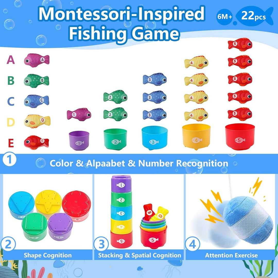COUOMOXA Juguetes Montessori para bebés de 1 año juego de