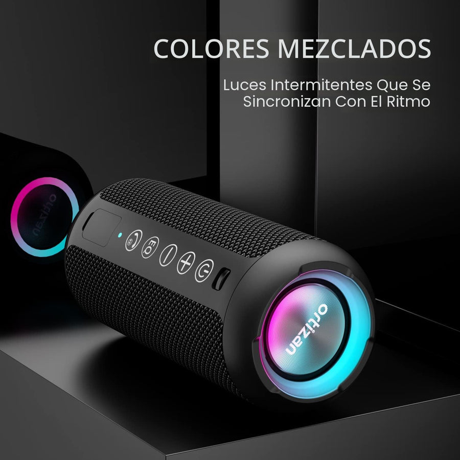 Ortizan - Parlante Bluetooth 5.3, inalámbrico, impermeable IPX7, so...