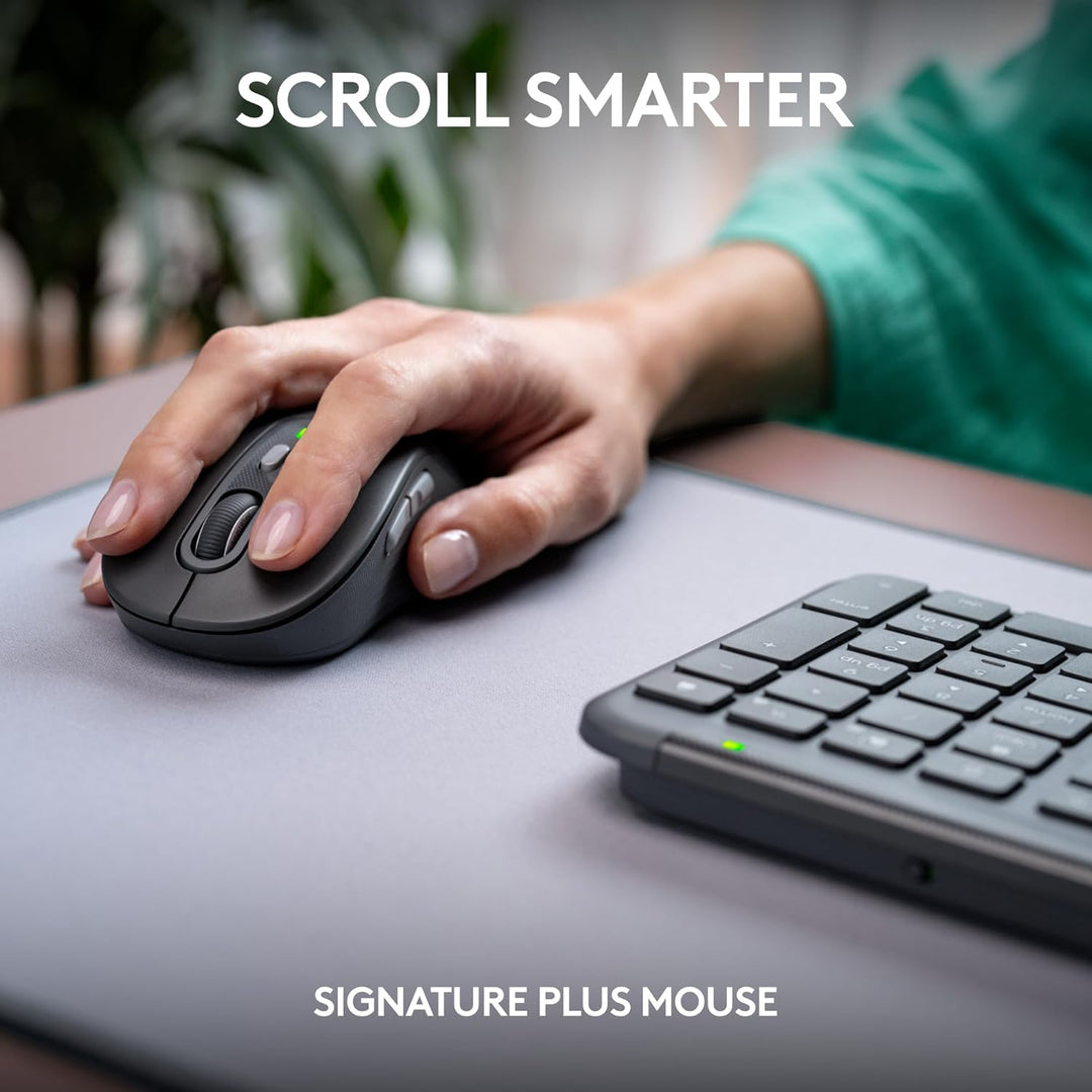 Logitech MK955 Signature - Combo de teclado y mouse inalámbricos, p...