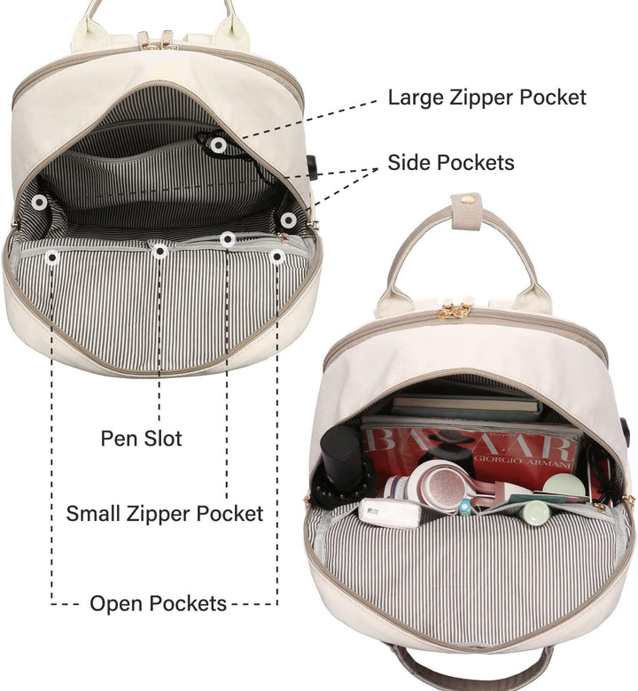 LOVEVOOK - Mochila para laptop de 15.6 pulgadas para mujer, bolsa d...