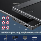 cocopar Monitor portátil de 15.6 pulgadas 1080P FHD 60Hz 85% sRGB M...