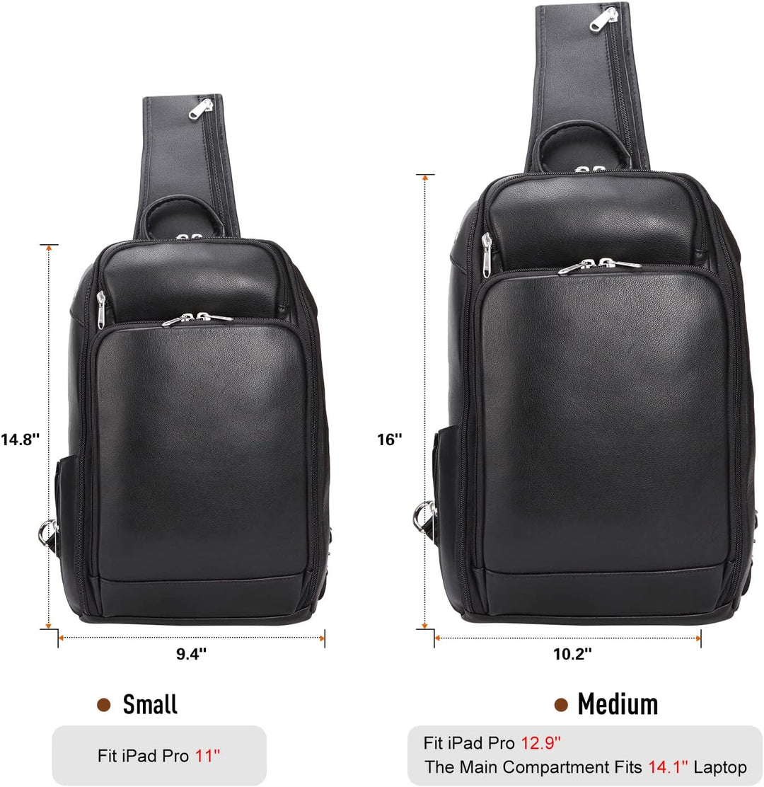 Polare - Bolso bandolera estilo moderno para hombre, para viaje\/se...