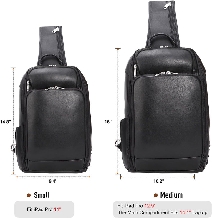 Polare - Bolso bandolera estilo moderno para hombre, para viaje\/se...