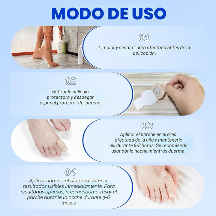 Parches de uñas fúngicas, 42 unidades, tratamiento de uñas de los p...