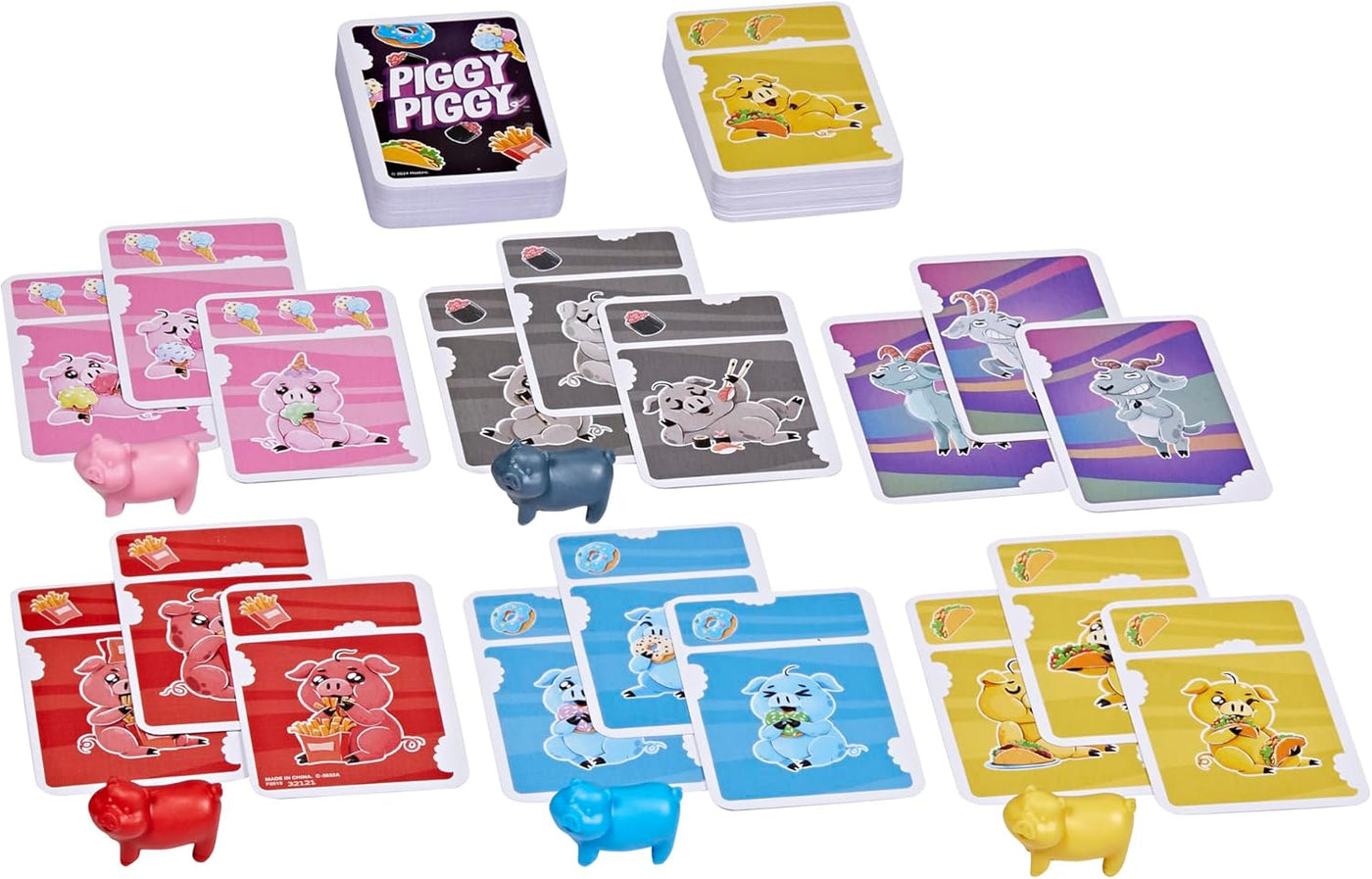 Hasbro Gaming Juego de cartas Piggy Piggy Juegos