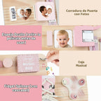 Joyreal Tablero grande de madera con soporte plegable para niños pequeños