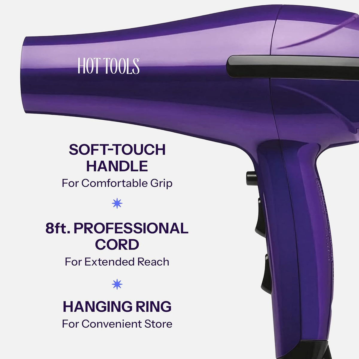 Secador de pelo Hot Tools Pro Artist 1875W, turbo, cerámico + iónic...